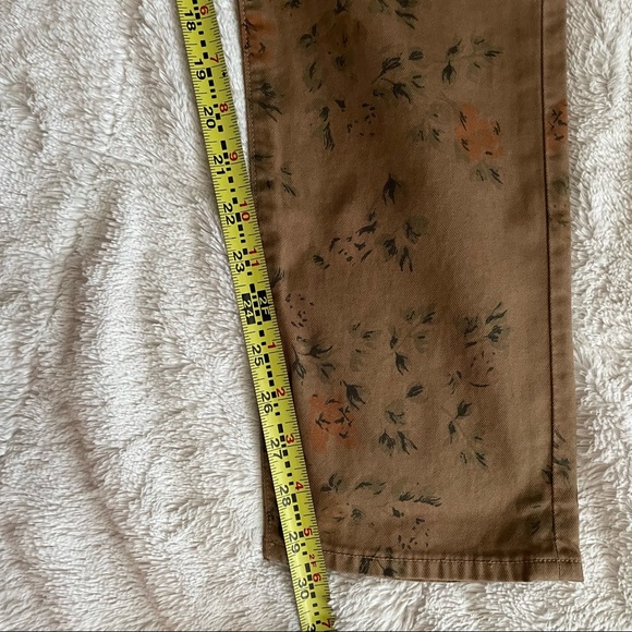NWT Citizens of Humanity Mandy Jeans High Waist Retro Slim Roll Up Floral - Picture 9 of 12